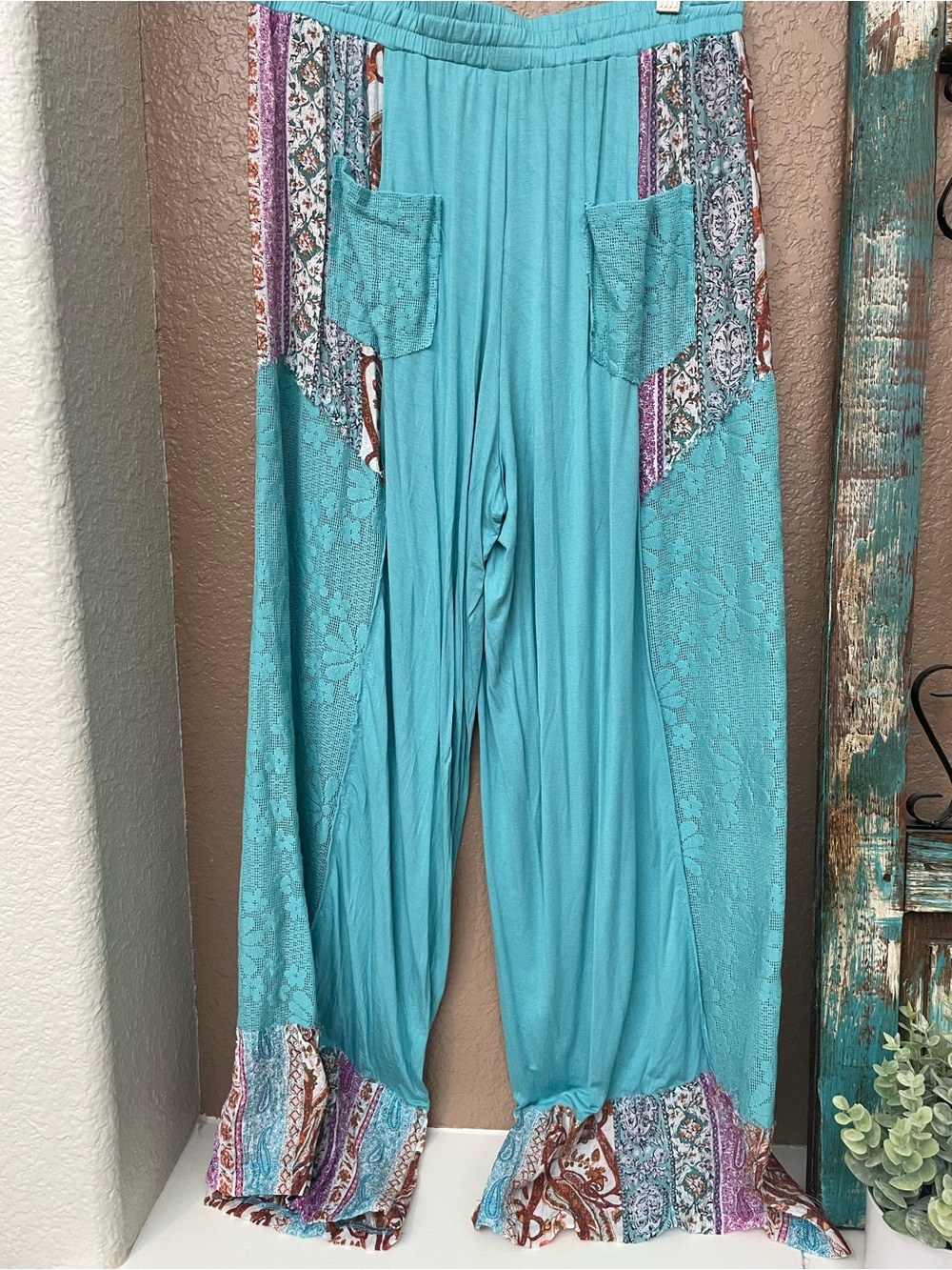 POL Turquoise Waistband Pants - Picture 5 of 5